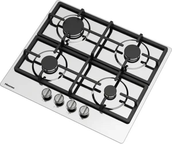 Piano Cottura HISENSE a gas 60 cm Inox/ghisa GM643XHFCI - immagine 2