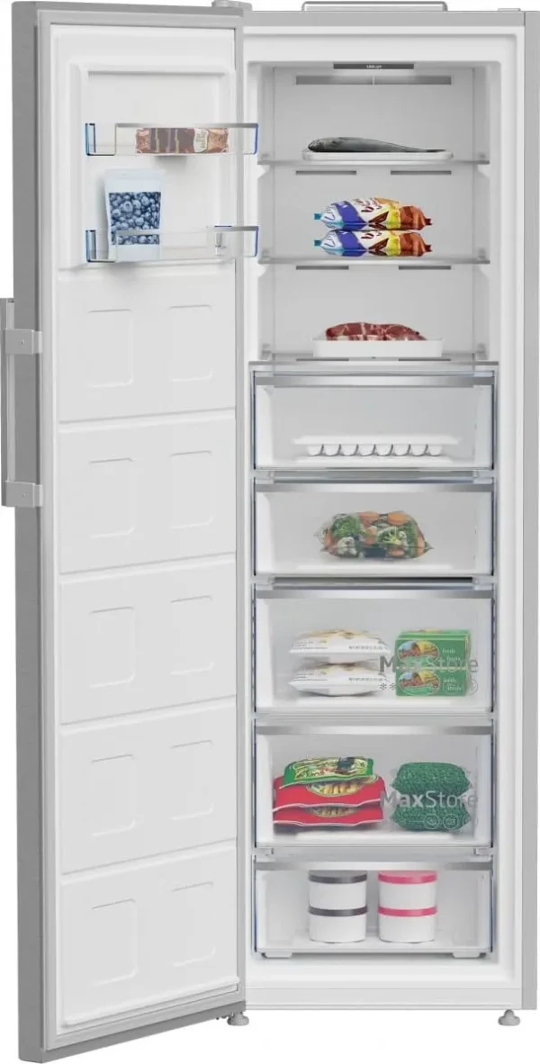 Congelatore Verticale BEKO Total No frost E 286 Lt  Inox B5RMFNE314X - immagine 2