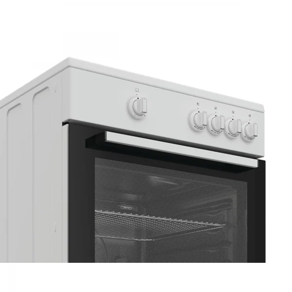Cucina INDESIT 4 Fuochi a Gas 60X60 Forno a gas Bianco I6GGKMW - immagine 2