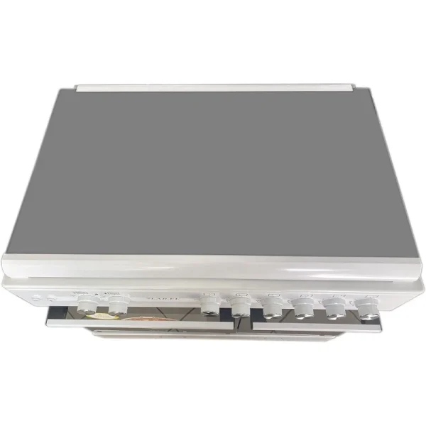 Cucina LAREL 5 fuochi a gas 90×60 Forno a gas porta bombola Bianco L90BT5GB - immagine 2