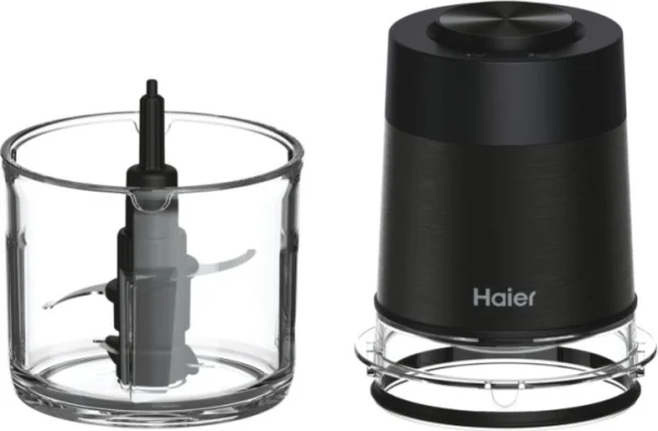 Tritatutto HAIER Potenza 550 Watt 2 velocità Nero HCH5B1011 - immagine 3