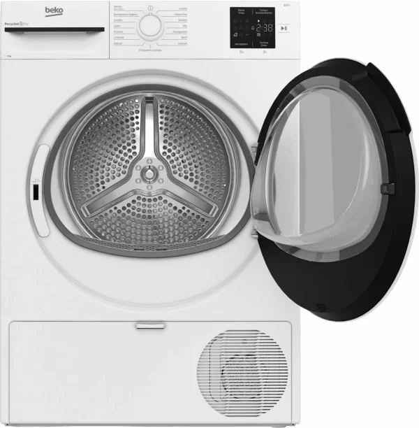 Asciugatrice BEKO 8 Kg Classe D Pompa di calore Inverter BMT83EW - immagine 3