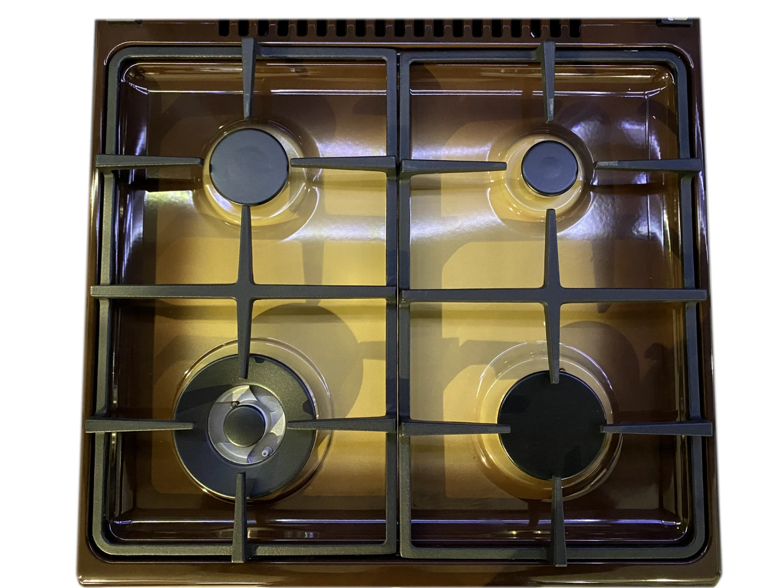 Cucina LAREL 4 fuochi a gas 60×60 Forno Elettrico Marrone L60EM - immagine 3