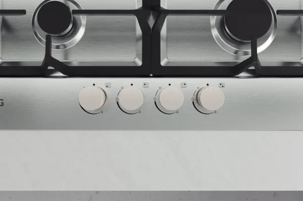 Piano Cottura LG 4 Fuochi Gas 60 cm Inox/ghisa CBGZ2414S - immagine 4