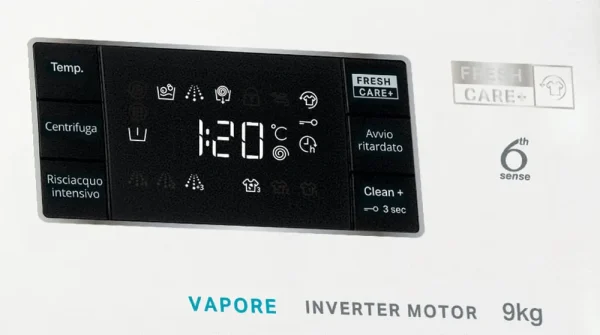 Lavatrice WHIRLPOOL 6° senso 9 Kg Classe A Inverter FFB 9269 SV IT - immagine 4