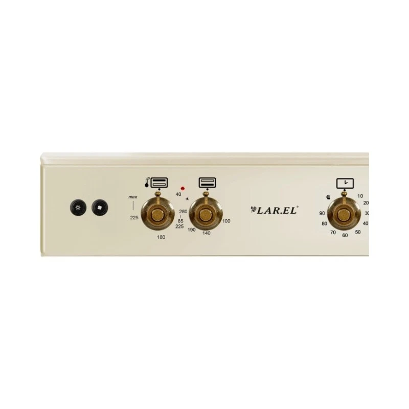 Cucina LAREL 5 Fuochi a Gas Tutto Forno a gas 90x60cm Beige L90GR - immagine 4
