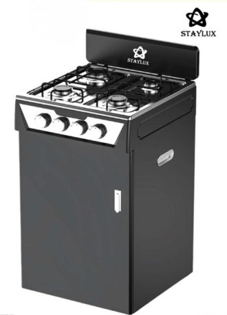 Phönix Domino-112GBT Piano Cottura A Gas 2 Fuochi In Vetro - Portatile Per Campeggio E Incasso, Propano/Gas Naturale