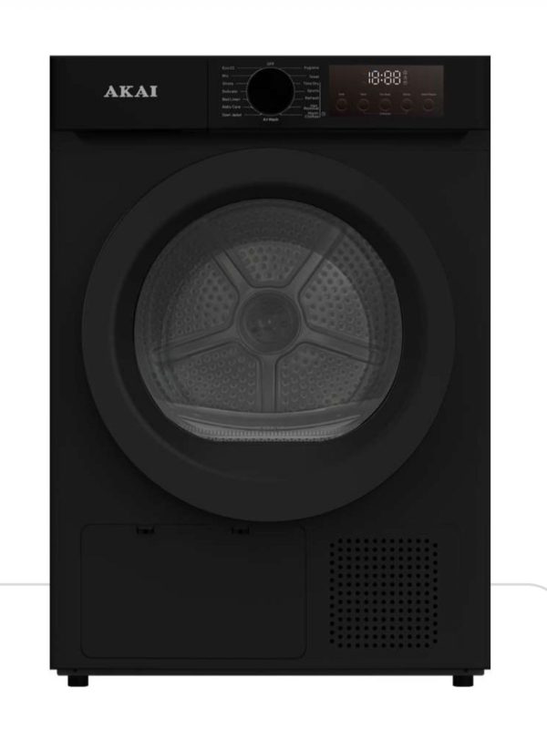 Asciugatrice AKAI 10 KG Classe A++ a pompa di calore ASC1053ES/BK