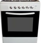 Cucina LAREL 4 Fuochi 50×50 Forno gas + grill Bianco L5005B