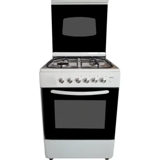 Cucina LAREL 4 Fuochi 60×60 Forno gas + grill Colore Bianco L6005B