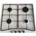 Piano cottura LAREL da Incasso a Gas 4 fuochi 60cm Bianco L848B