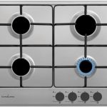 Piano Cottura Schaub Lorenz a Gas 4 Fuochi Gas 60cm Inox SSPC604XF