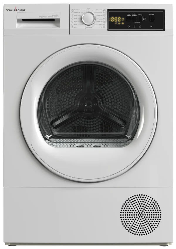 Asciugatrice SCHAUB LORENZ 9 Kg Classe A++ Pompa di calore VSDR09D1