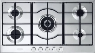 Piano cottura DE LONGHI a gas 90cm Acciaio Inox SLF590LX