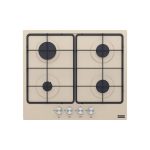 Piano Cottura FRANKE a Gas 4 Fuochi Gas 60 cm Colore Avena FHSM6044GOAE L