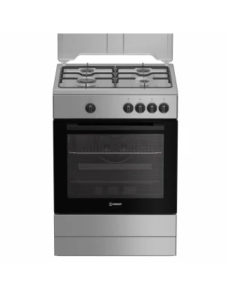 Cucina INDESIT 4 Fuochi a Gas 60X60 Forno a gas Inox I6GGKMS