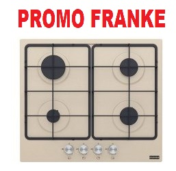 Piano Cottura FRANKE a Gas 4 Fuochi Gas 60 cm Colore Avena FHSM6044GOAE