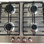 Piano cottura LAREL da Incasso a Gas 4 fuochi 60cm Inox L848X