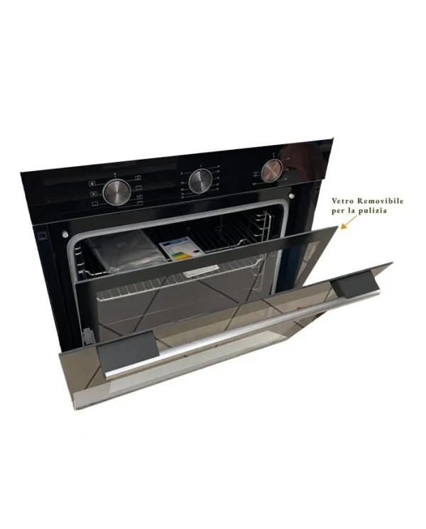 Forno Elettrico LAREL Incasso 78 Litri Multif. Ventilato Bianco LQBPB - immagine 2