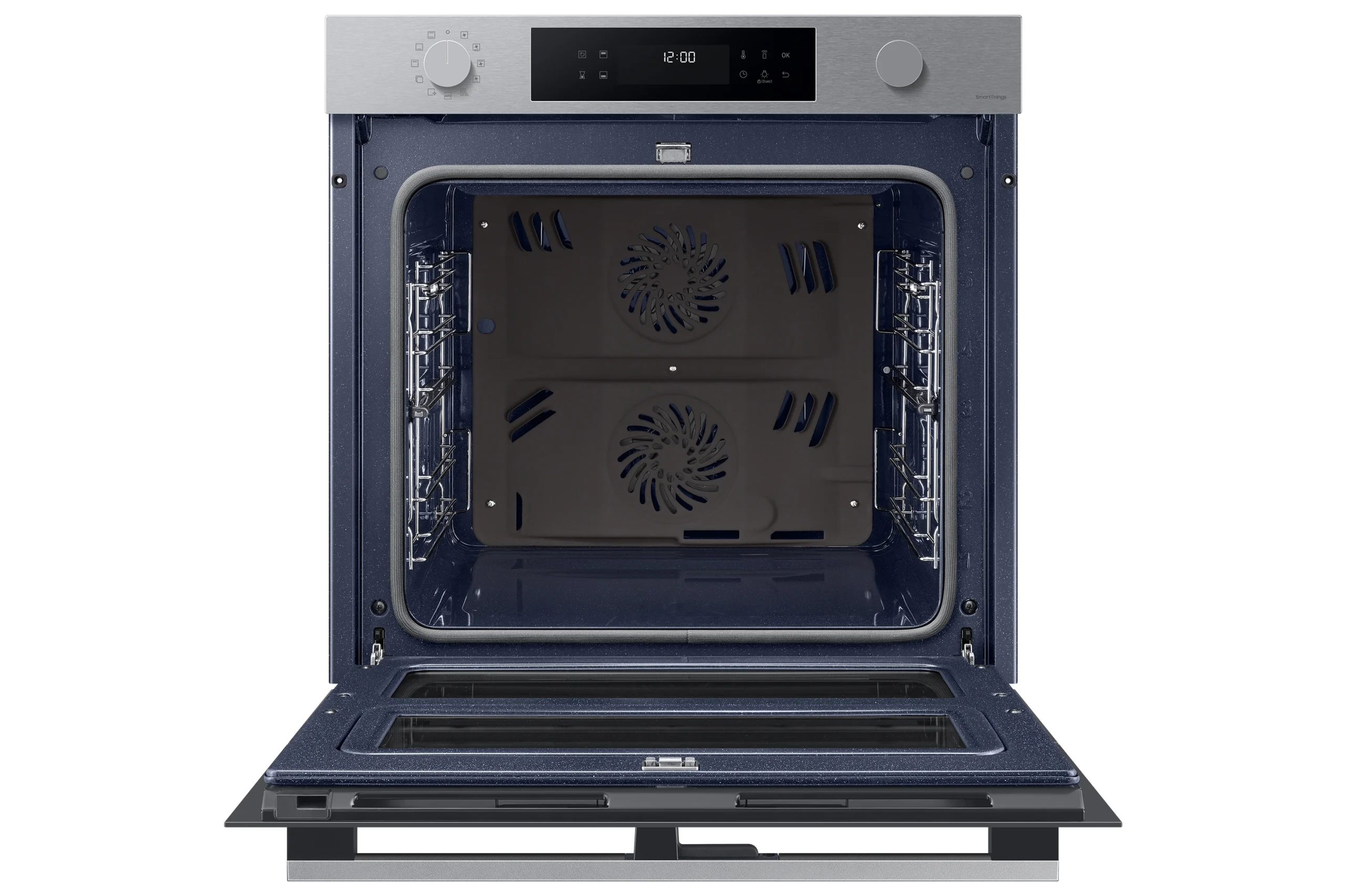 Forno SAMSUNG Elettrico da Incasso Dual Cook 75 L Multif. Nero/Inox NV7B4540VBS - immagine 2