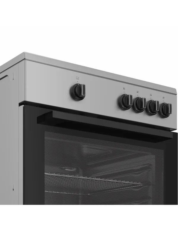 Cucina INDESIT 4 Fuochi a Gas 60X60 Forno a gas Inox I6GGKMS - immagine 2