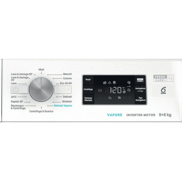 Lavasciuga WHIRLPOOL Lav. 9 KG Asc. 6 KG Classe A 1400 giri FFWDB964489BSVIT - immagine 3