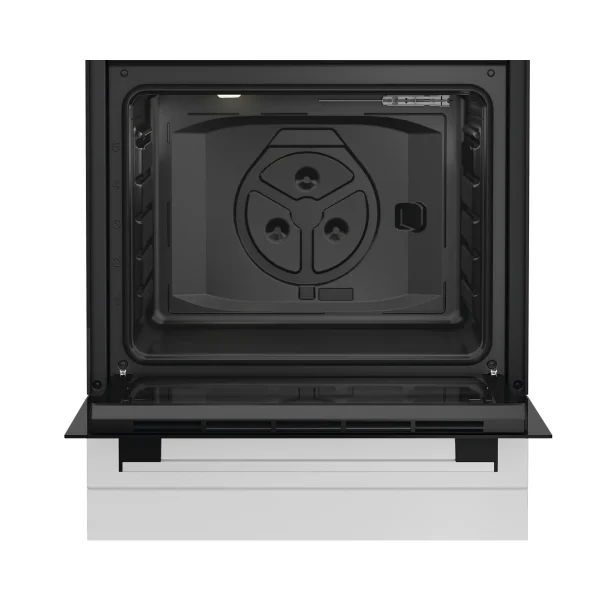 Cucina INDESIT 4 Fuochi a Gas 60X60 Forno elettrico Bianco I6G3PMW - immagine 4