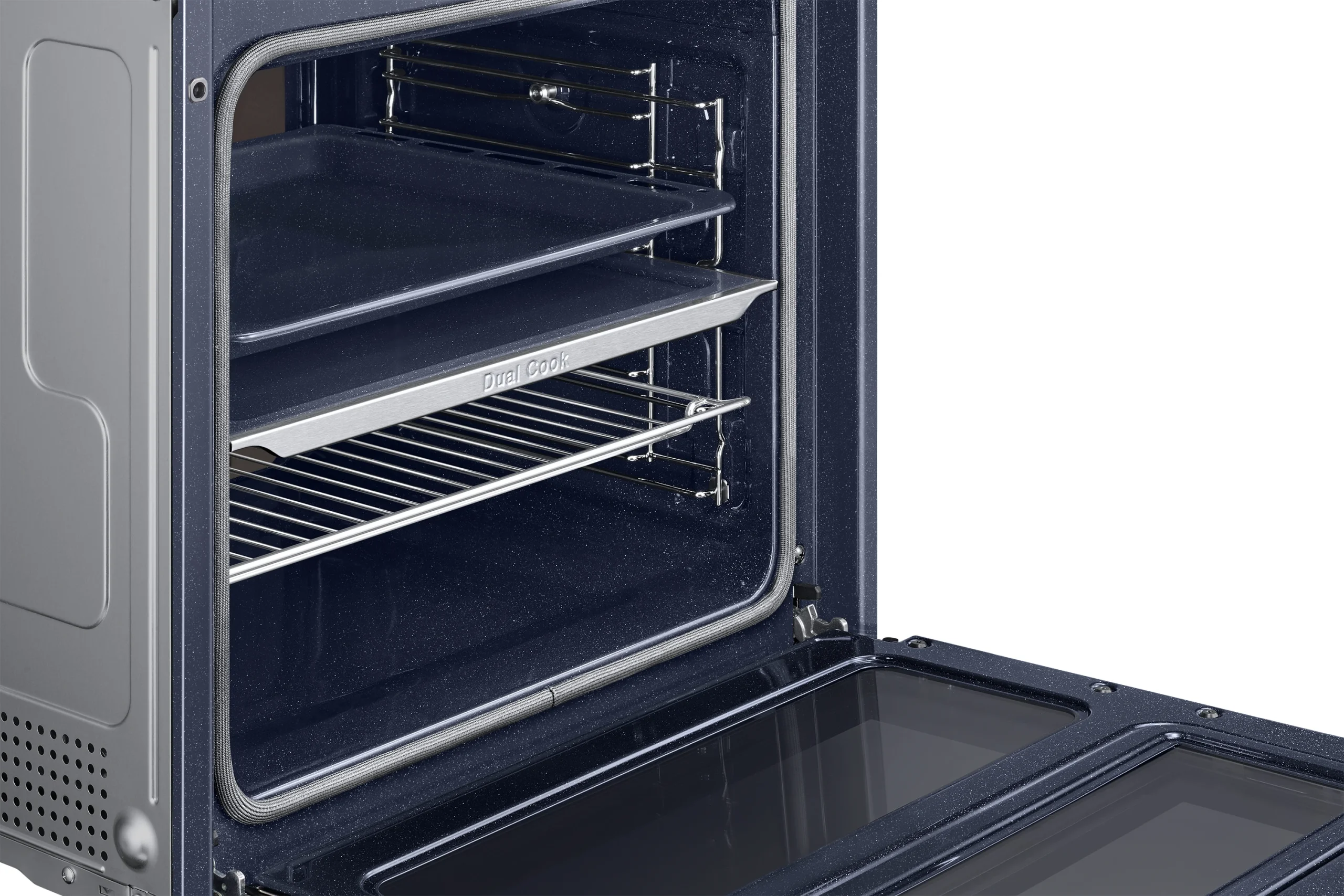 Forno SAMSUNG Elettrico da Incasso Dual Cook 75 L Multif. Nero/Inox NV7B4540VBS - immagine 5