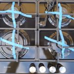 Piano cottura KUMTEL da Incasso a Gas 4 fuochi 60cm Acciaio nero M6-40BTF NERO