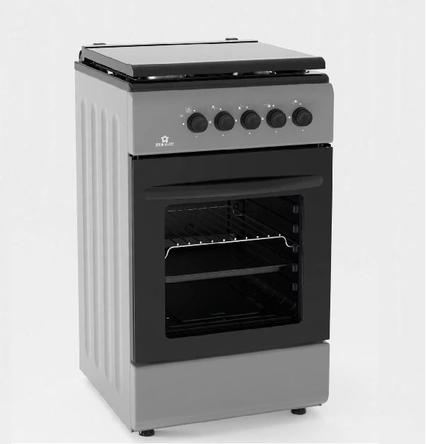 Cucina STAYLUX 4 Fuochi Forno a Gas 50×50 cm 55 G40F BLACK/GREY - immagine 2