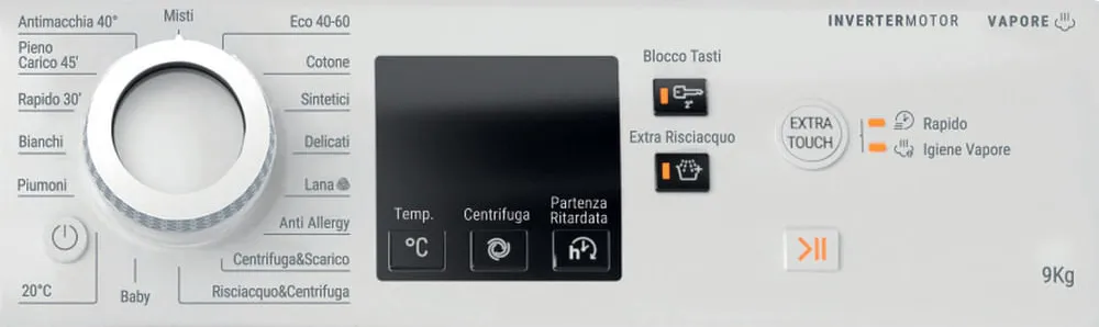Lavatrice HOTPOINT Standard 9 Kg Classe A 1400 giri Inverter NFR79W IT - immagine 3