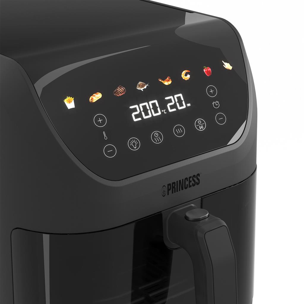 Friggitrice Aerofryer Digital PRINCESS 8 Lt 2000 W colore Nero 182476 - immagine 3