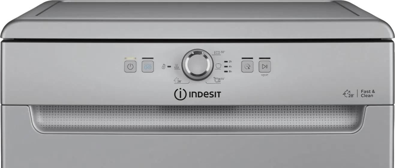 Lavastoviglie INDESIT Capacità 14 Coperti Classe E Inox IN2FE14CNP80S - immagine 3