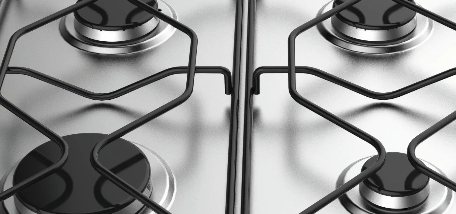 Piano Cottura INDESIT a Gas 60 cm Colore Inox PAA 642 IX/I WE1 - immagine 4