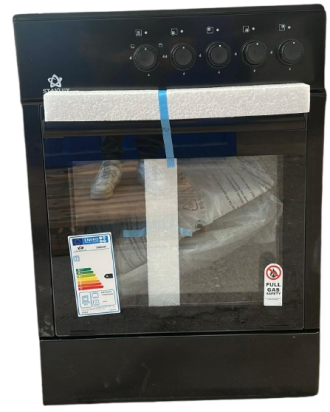 Cucina STAYLUX 4 Fuochi a Gas Forno a gas 60x60  LF66GG-40F BLACK/BLACK