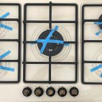 Piano cottura STAYLUX da Incasso 5 fuochi 90 cm M9-50BTF ACCIAIO BEIGE/GHISA