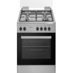 Cucina SCHAUB LORENZ 4 Fuochi a Gas Forno Gas 60x60 cm Colore Inox SS460GEX