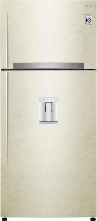 Frigorifero LG Doppia porta No Frost 509 lt Classe E Beige GTF744SEPED