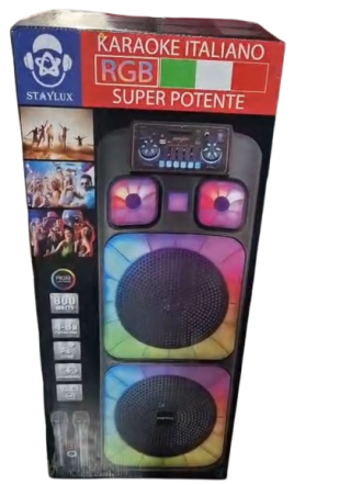 CASSA Bluetooth STAYLUX potenza 800W colore Black IDC-002