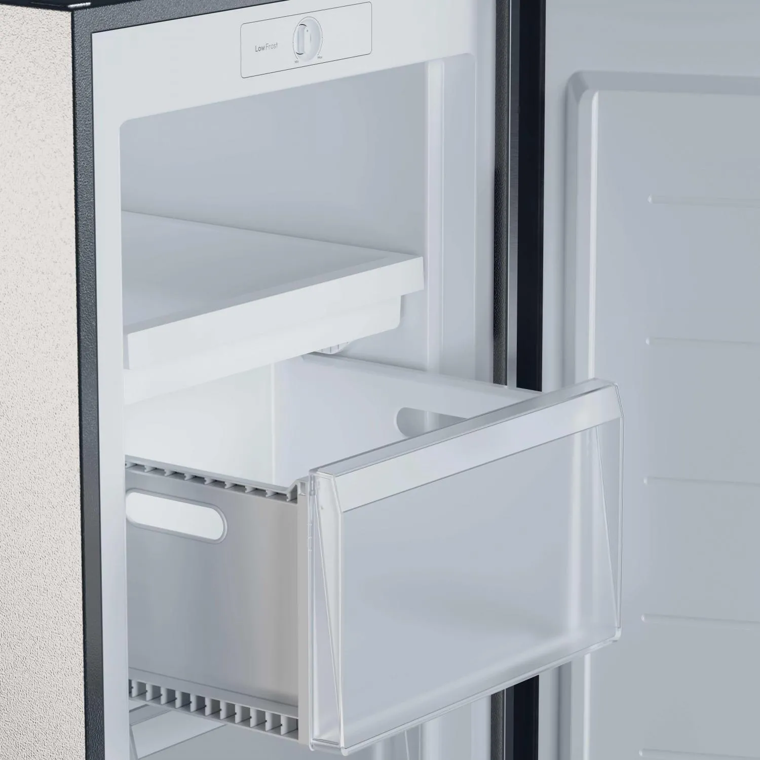 Congelatore CANDY Verticale a 4 cassetti Classe E 169 Lt Inox CNUQ2L513EX - immagine 5