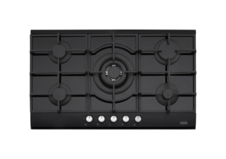 Piano Cottura FRANKE 5 Fuochi Gas 86 cm Vetro/nero ghisa FHNG9054GTCBKC