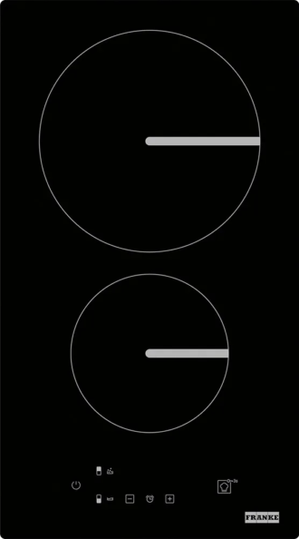 Piano Cottura FRANKE induzione 2 Fuochi 30 cm nero FSM302IBK