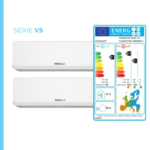 Condizionatore DIGIQUEST Dual Split 9000/9000 BTU / V5 A+++/ A++ Inverter CLIMA00065