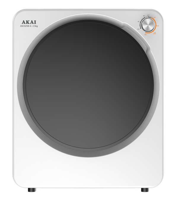 Asciugatrice AKAI 2,5 KG Classe G a condensazione Cod: ASC025B-G