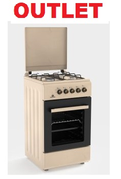 Cucina STAYLUX OUT. 4 Fuochi Forno a gas 50x50 cm Beige 55 G40F BEIGE OUT.