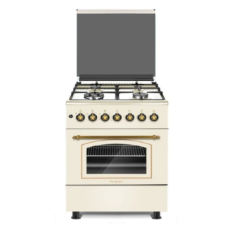 Cucina LAREL 4 Fuochi a Gas Forno Gas 60x60cm Beige L60RBG