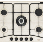 Piano Cottura DE LONGHI a Gas 5 Fuochi 70 cm Colore Avena FFS 57 ASV