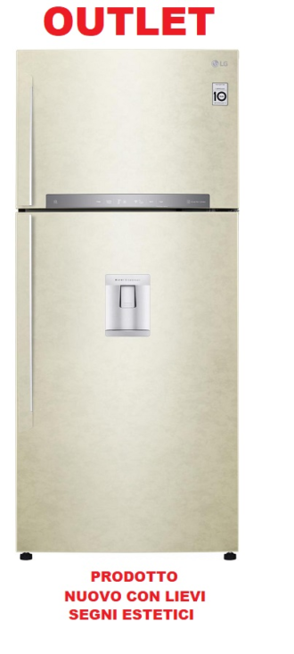 Frigorifero LG Doppia porta No Frost 509 lt Classe E Beige GTF744SEPED OUT.