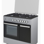 Cucina STAYLUX 90X60 Forno elettrico 60cm porta bombola 696-S50F BLACK/GREY OUT.