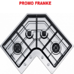 Piano Cottura FRANKE a Gas 4 Fuochi Gas 83 cm Colore Inox FHNECOR43GTCXSC